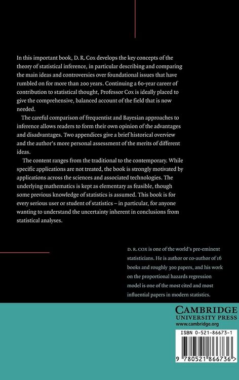 Produktbild: Principles of Statistical Inference