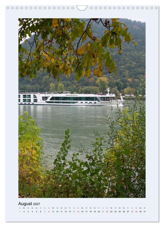 Produktbild: Die Donau von Passau zum Delta (Wandkalender 2027 DIN A3 hoch), CALVENDO Monatskalender