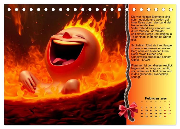Produktbild: Missgeschick und Gl&uuml;ck (Tischkalender 2026 DIN A5 quer), CALVENDO Monatskalender