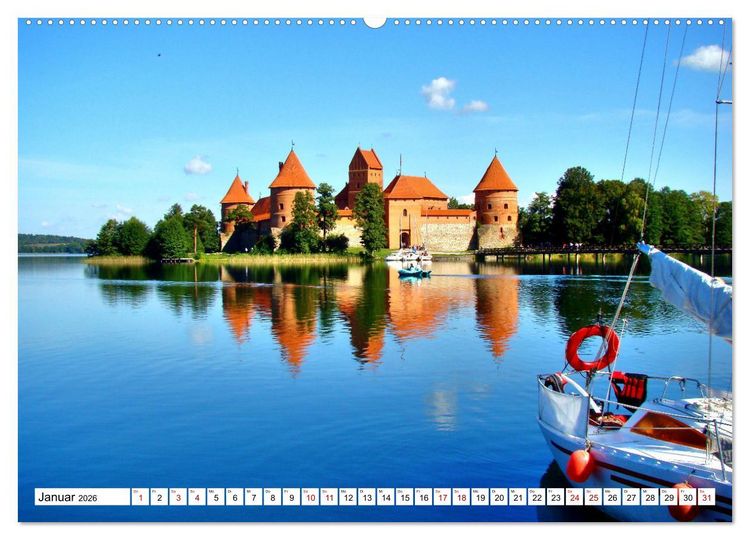 Produktbild: Traumhaftes Trakai (Wandkalender 2026 DIN A2 quer), CALVENDO Monatskalender