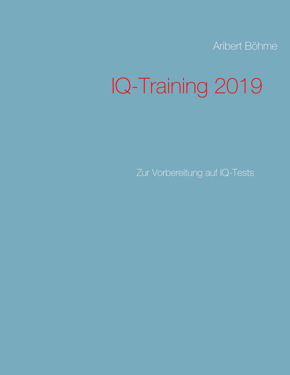 Produktbild: IQ-Training 2019