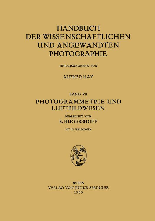 Produktbild: Photogrammetrie und Luftbildwesen