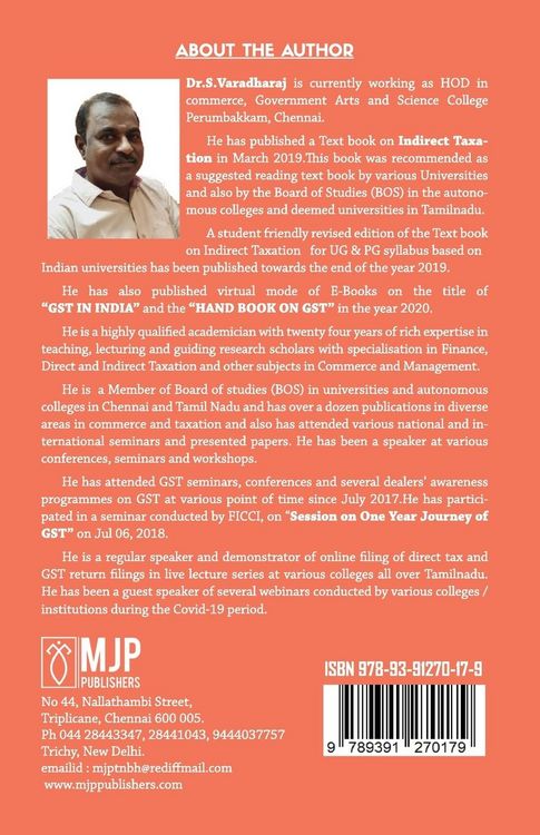 Produktbild: Goods and service tax and customs law