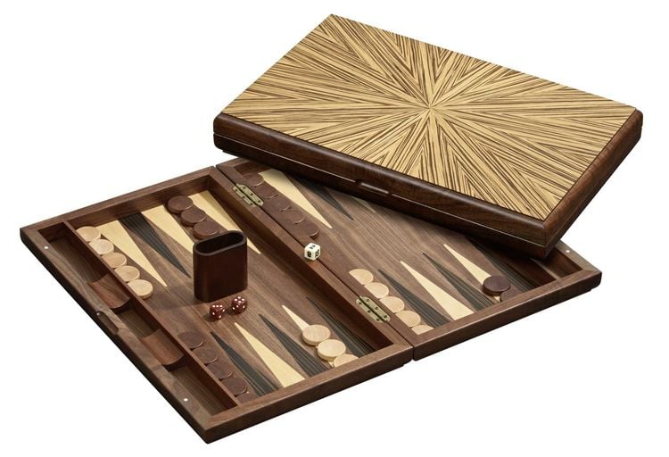 Produktbild: Backgammon Mykonos, gro&szlig;, Magnetverschluss