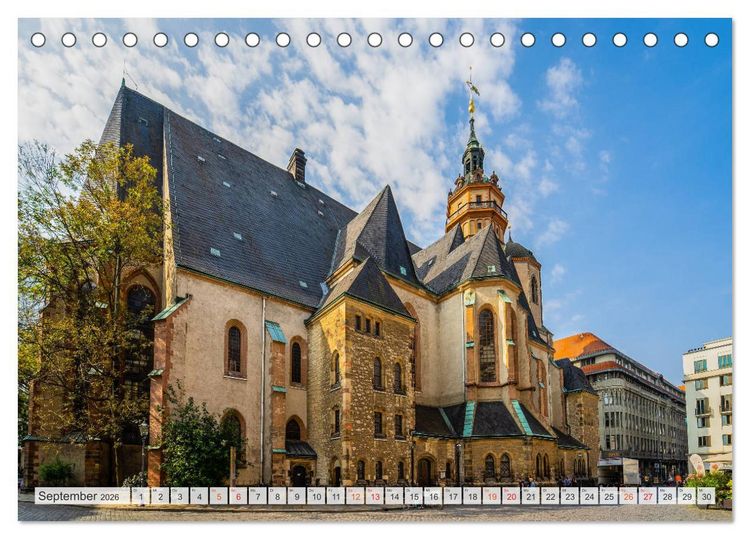 Produktbild: Leipzig Impressionen (Tischkalender 2026 DIN A5 quer), CALVENDO Monatskalender