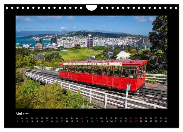Produktbild: Eine Reise durch Neuseeland (Wandkalender 2026 DIN A4 quer), CALVENDO Monatskalender