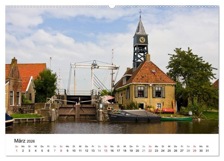 Produktbild: Friesland - Fryslan (hochwertiger Premium Wandkalender 2026 DIN A2 quer), Kunstdruck in Hochglanz