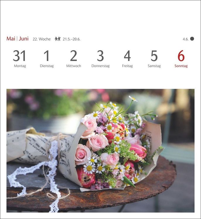 Produktbild: Blumenpracht Postkartenkalender 2027 - Wochenkalender mit 53 Postkarten
