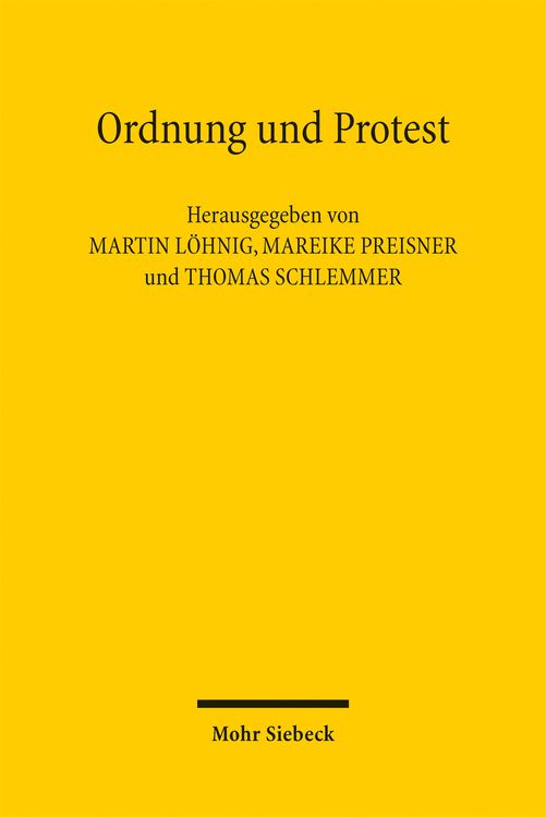 Produktbild: Ordnung und Protest