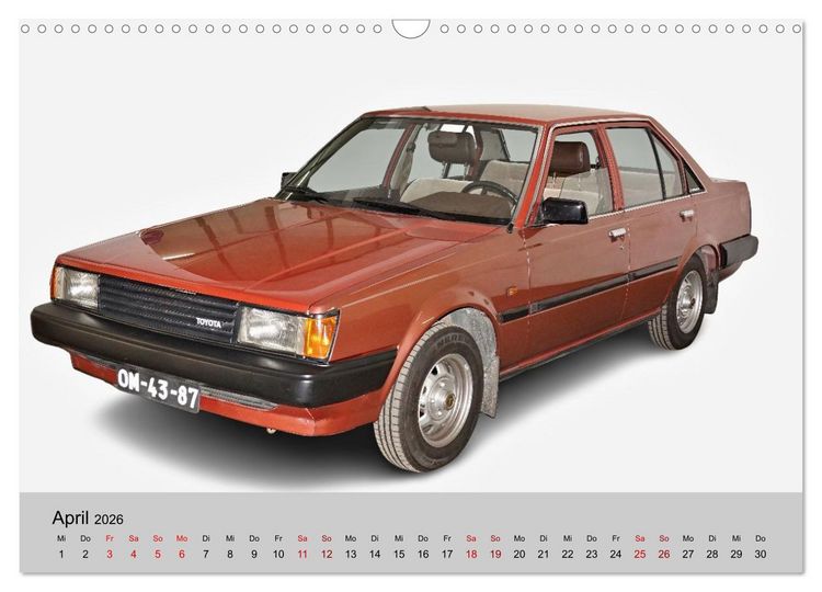 Produktbild: Japanische Oldtimer (Wandkalender 2026 DIN A3 quer), CALVENDO Monatskalender