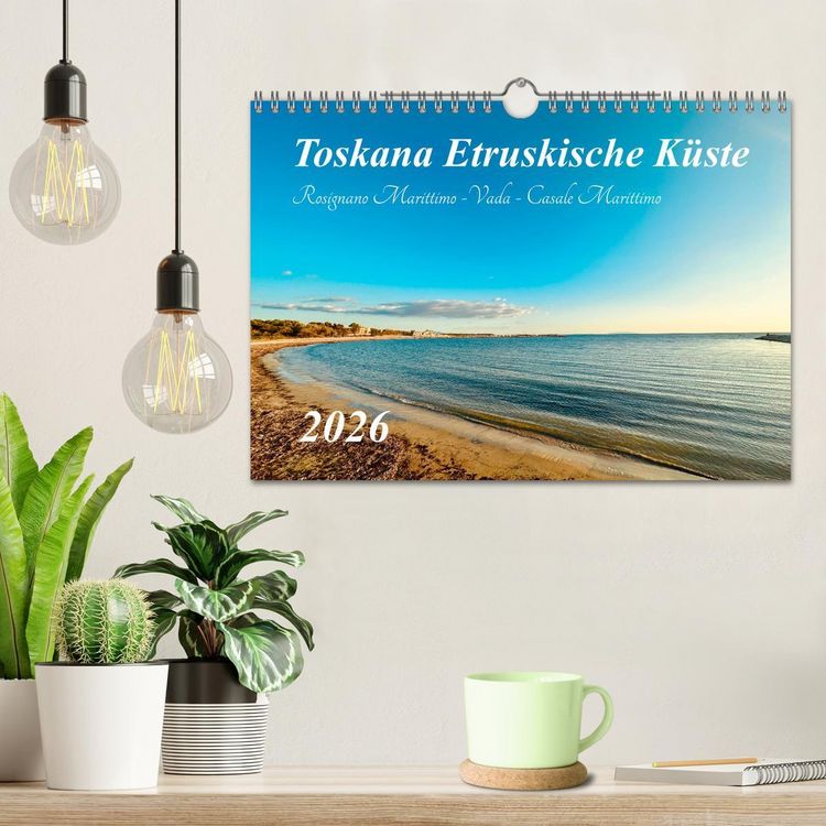 Produktbild: Toskana - Etruskische K&uuml;ste (Wandkalender 2026 DIN A4 quer), CALVENDO Monatskalender
