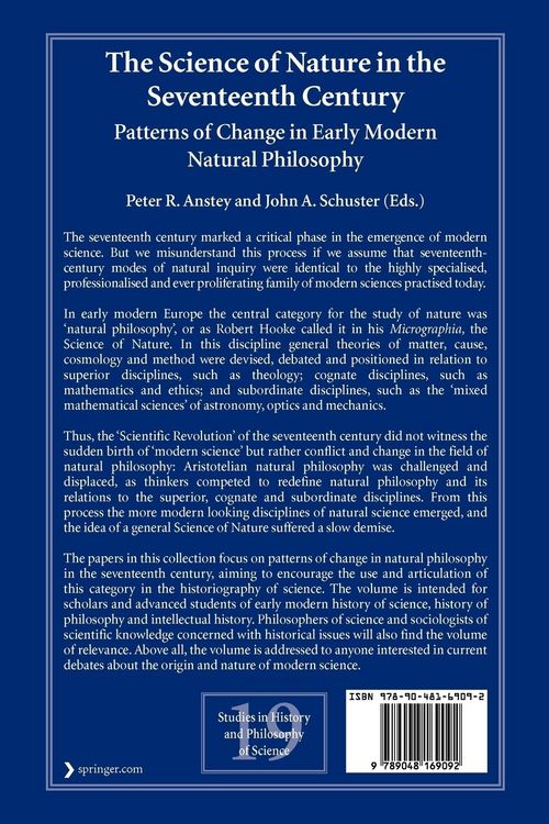 Produktbild: The Science of Nature in the Seventeenth Century