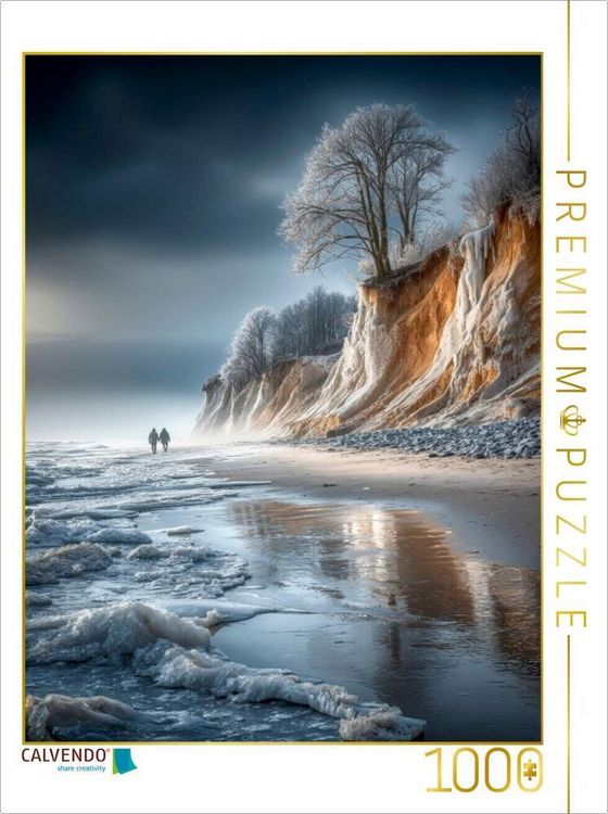 Produktbild: CALVENDO Puzzle Ein Blick entlang der Steilk&uuml;ste | 1000 Teile Lege-Gr&ouml;&szlig;e 64x48cm Foto-Puzzle f&uuml;r gl&uuml;ckliche Stunden
