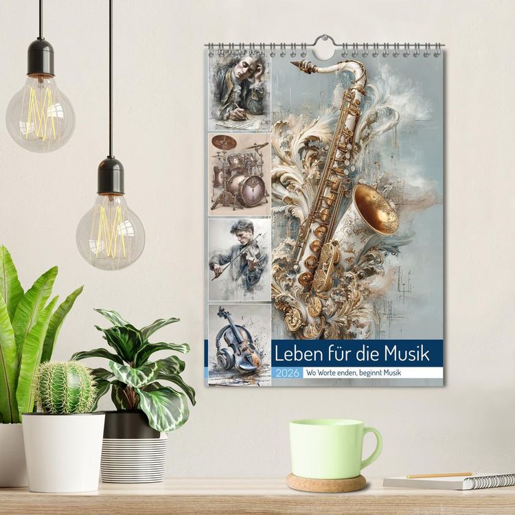 Produktbild: Leben f&uuml;r die Musik (Wandkalender 2026 DIN A4 hoch), CALVENDO Monatskalender