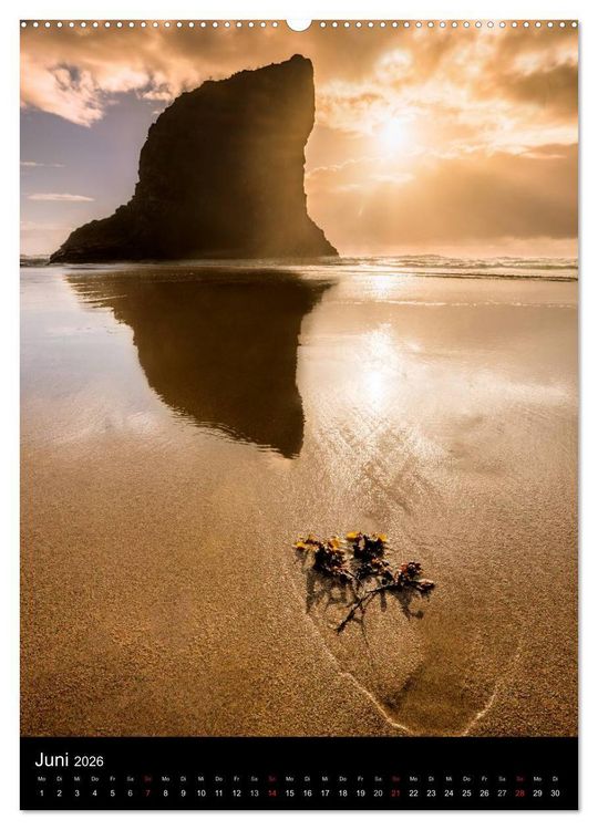 Produktbild: Cornwall - Die Sch&ouml;nheit der K&uuml;ste (Wandkalender 2026 DIN A2 hoch), CALVENDO Monatskalender