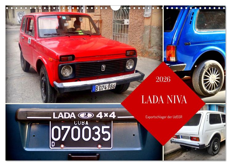 Produktbild: LADA NIVA - Exportschlager der UdSSR (Wandkalender 2026 DIN A3 quer), CALVENDO Monatskalender