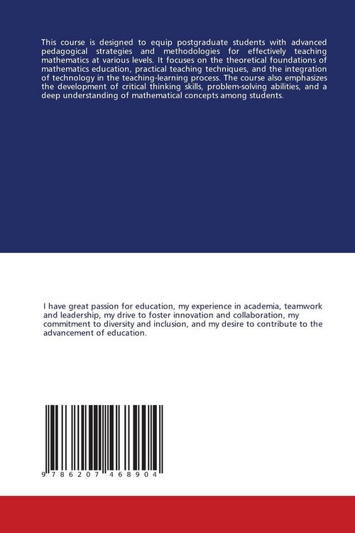 Produktbild: METHODOLOGY OF TEACHING MATHEMATICS FOR POSTGRADUATE STUDENTS
