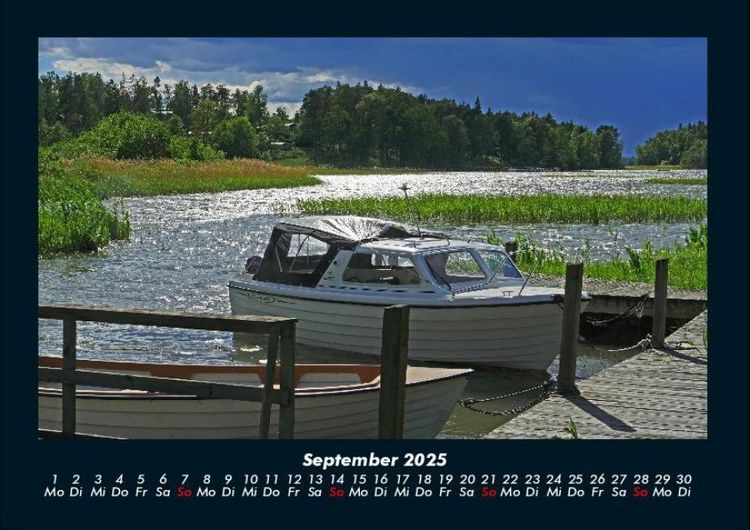 Produktbild: Bootskalender 2025 Fotokalender DIN A4