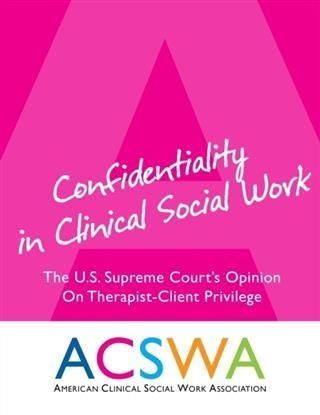 Produktbild: Confidentiality In Clinical Social Work