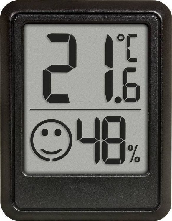 Produktbild: TFA Dostmann Hygrometer Schwarz 30.5060.01