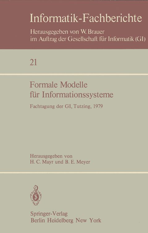 Produktbild: Formale Modelle f&uuml;r Informationssysteme