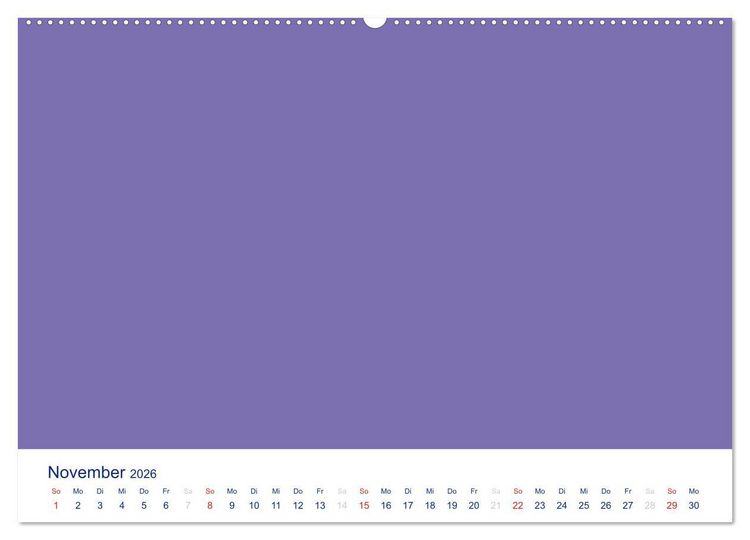 Produktbild: Farbiger Bastelkalender (Wandkalender 2026 DIN A2 quer), CALVENDO Monatskalender