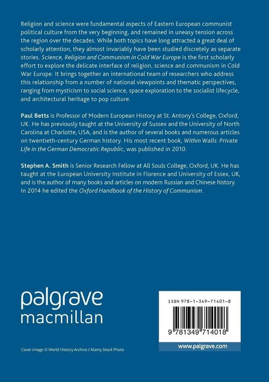 Produktbild: Science, Religion and Communism in Cold War Europe
