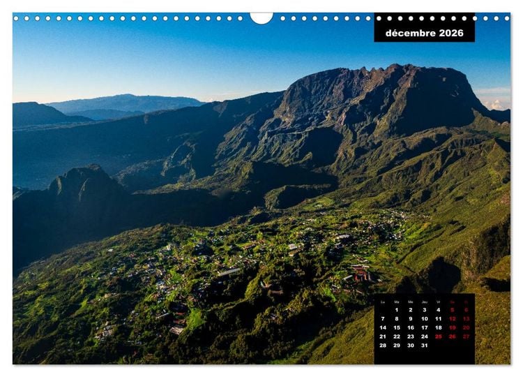 Produktbild: Paysages de l'&icirc;le de La R&eacute;union (Calendrier mural 2026 DIN A3 vertical), CALVENDO calendrier mensuel