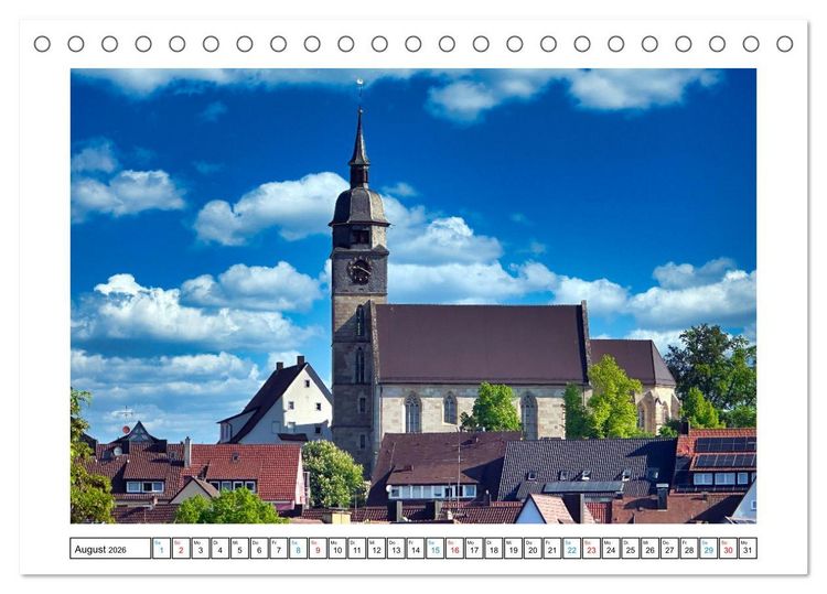 Produktbild: B&ouml;blingen und Sch&ouml;nbuch (Tischkalender 2026 DIN A5 quer), CALVENDO Monatskalender