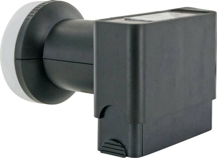 Produktbild: Schwaiger LNB4 Quad-LNB Teilnehmer-Anzahl: 4 Feedaufnahme: 40 mm mit Switch Hellgrau, Wei&szlig;