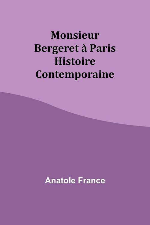 Produktbild: Monsieur Bergeret &agrave; Paris