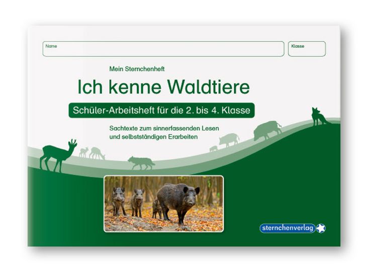 Produktbild: Ich kenne Waldtiere / Haus- und Hoftiere / Insekten und Spinnen - 3 Arbeitshefte im Set f&uuml;r die 2. bis 4. Klasse