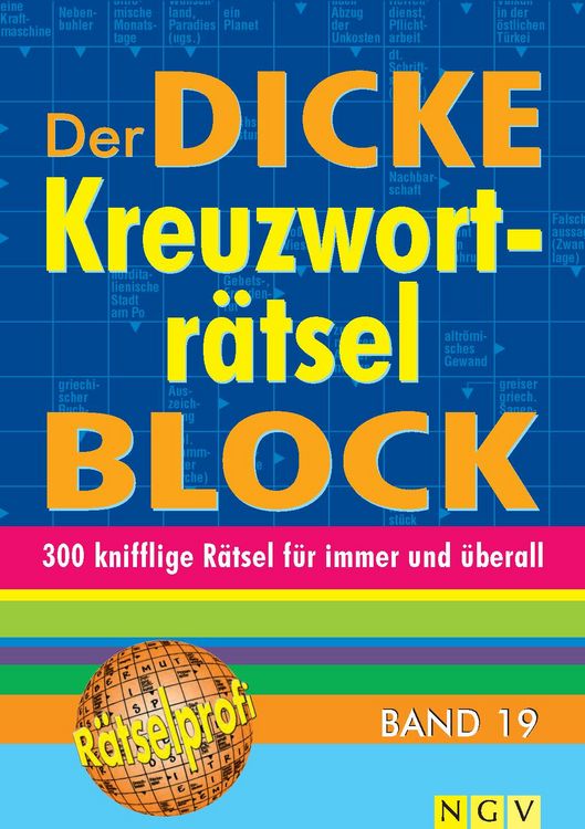 Produktbild: Der dicke Kreuzwortr&auml;tsel-Block Band 19