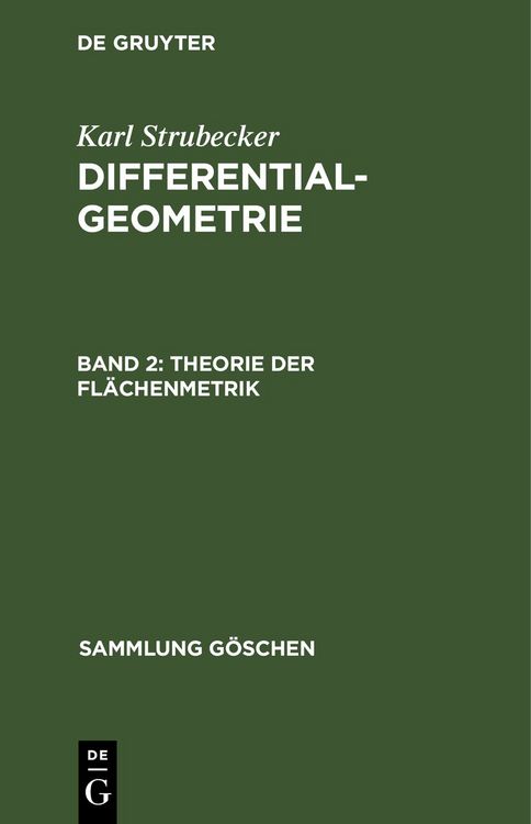 Produktbild: Theorie der Fl&auml;chenmetrik