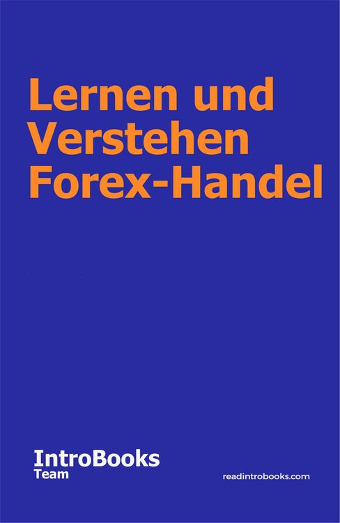 Produktbild: Lernen und Verstehen Forex-Handel