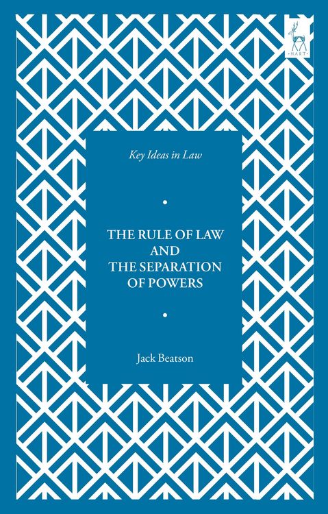 Produktbild: Key Ideas in Law: The Rule of Law and the Separation of Powers