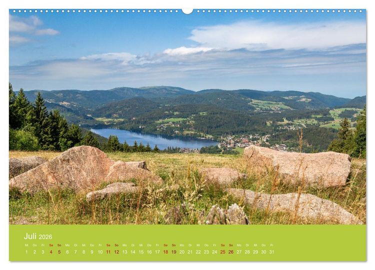 Produktbild: Hochschwarzwald - Traumhafte Landschaften im Schwarzwald (Wandkalender 2026 DIN A2 quer), CALVENDO Monatskalender