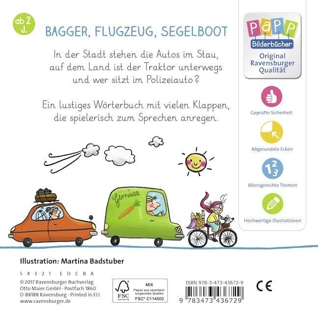 Produktbild: Mein erstes Klappen-W&ouml;rterbuch: Fahrzeuge