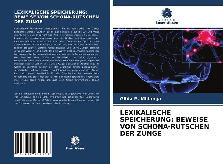 Produktbild: Lexikalische Speicherung: Beweise von Schona-Rutschen der Zunge