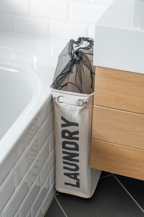 Produktbild: W&auml;schesammler Mod. Corno Beige, W&auml;schekorb, 43 l