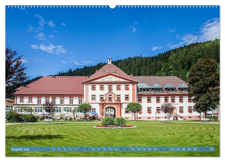 Produktbild: St. Blasien - Dom- und Kurstadt (Wandkalender 2026 DIN A2 quer), CALVENDO Monatskalender