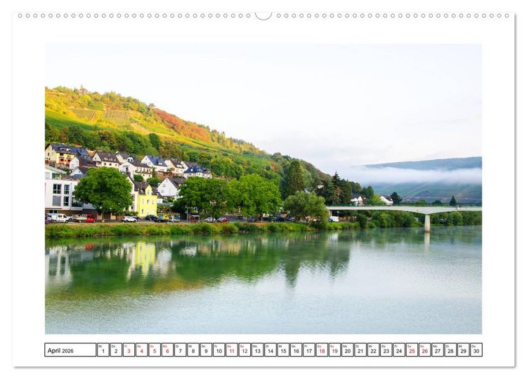 Produktbild: Mosel - facettenreiche Flusslandschaft (Wandkalender 2026 DIN A2 quer), CALVENDO Monatskalender