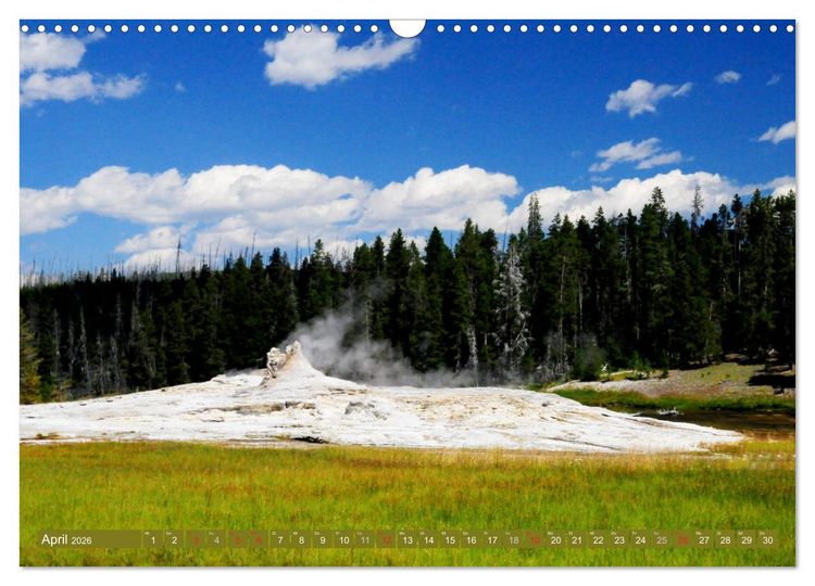 Produktbild: Der Yellowstone Nationalpark (Wandkalender 2026 DIN A3 quer), CALVENDO Monatskalender