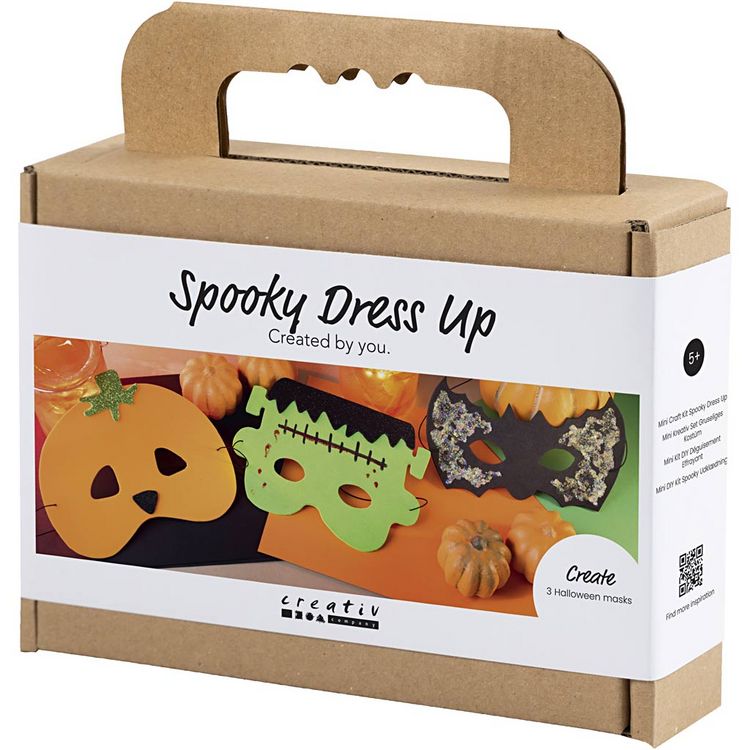 Produktbild: Creativ Company Mini Kreativ Set Gruseliges Kost&uuml;m, Masken, Halloween Farben