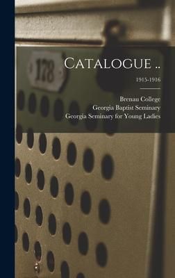 Produktbild: Catalogue ..; 1915-1916