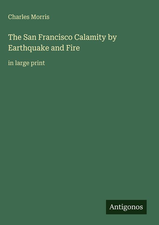 Produktbild: The San Francisco Calamity by Earthquake and Fire