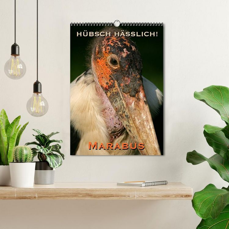 Produktbild: H&uuml;bsch h&auml;sslich! Marabus (Wandkalender 2026 DIN A3 hoch), CALVENDO Monatskalender