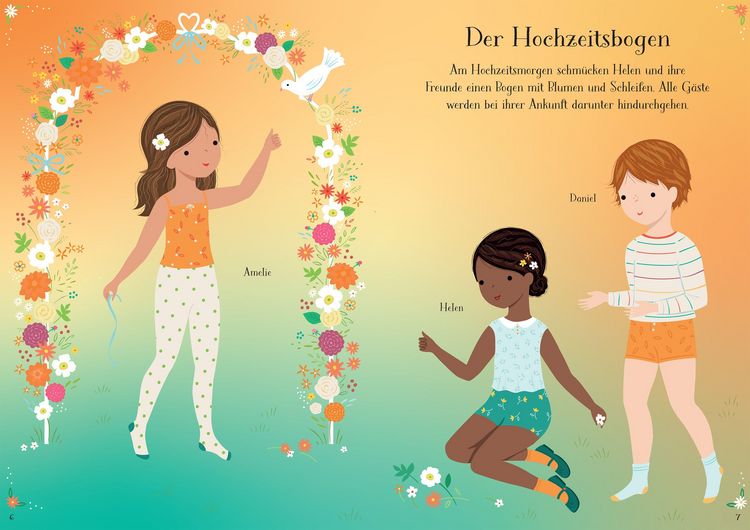 Produktbild: Mein erstes Anziehpuppen-Stickerbuch: Helen auf dem Hochzeitsfest
