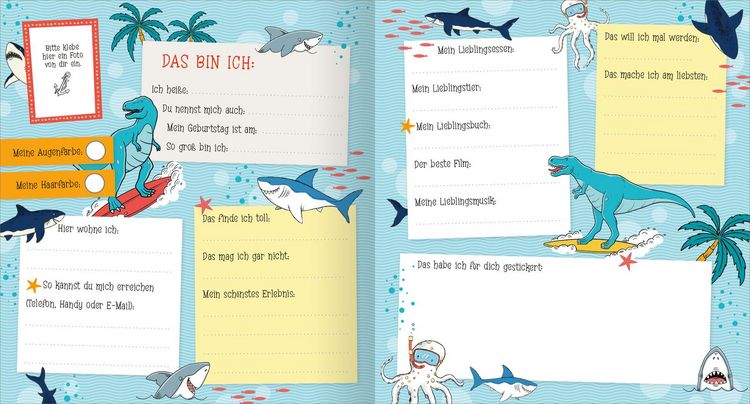 Produktbild: Alle meine Freunde &ndash; Dino | Mit &uuml;ber 300 Stickern