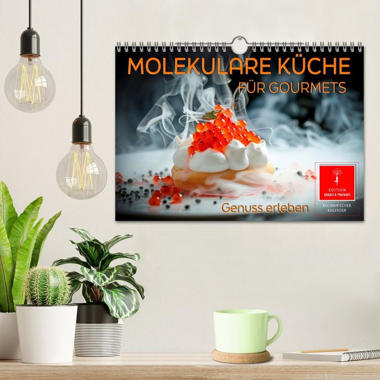 Produktbild: Molekulare K&uuml;che f&uuml;r Gourmets - Genuss erleben (Wandkalender 2026 DIN A4 quer), CALVENDO Monatskalender